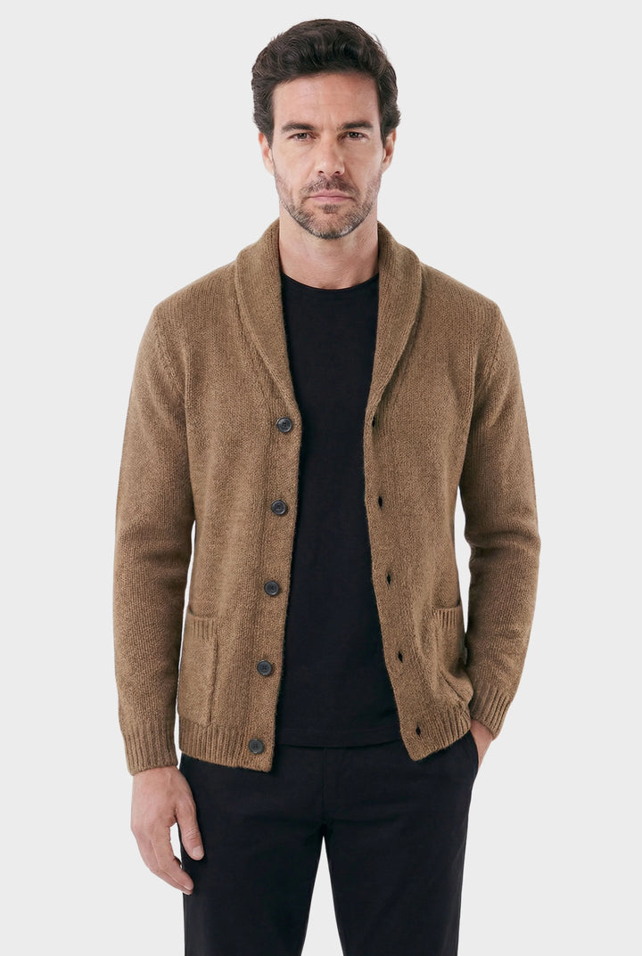 Oliver Bradley - Aaron Shawl-Collar Cardigan