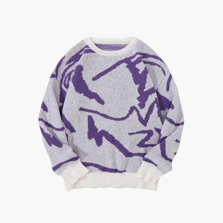 Oliver Bradley - Alec Patterned Sweater 1