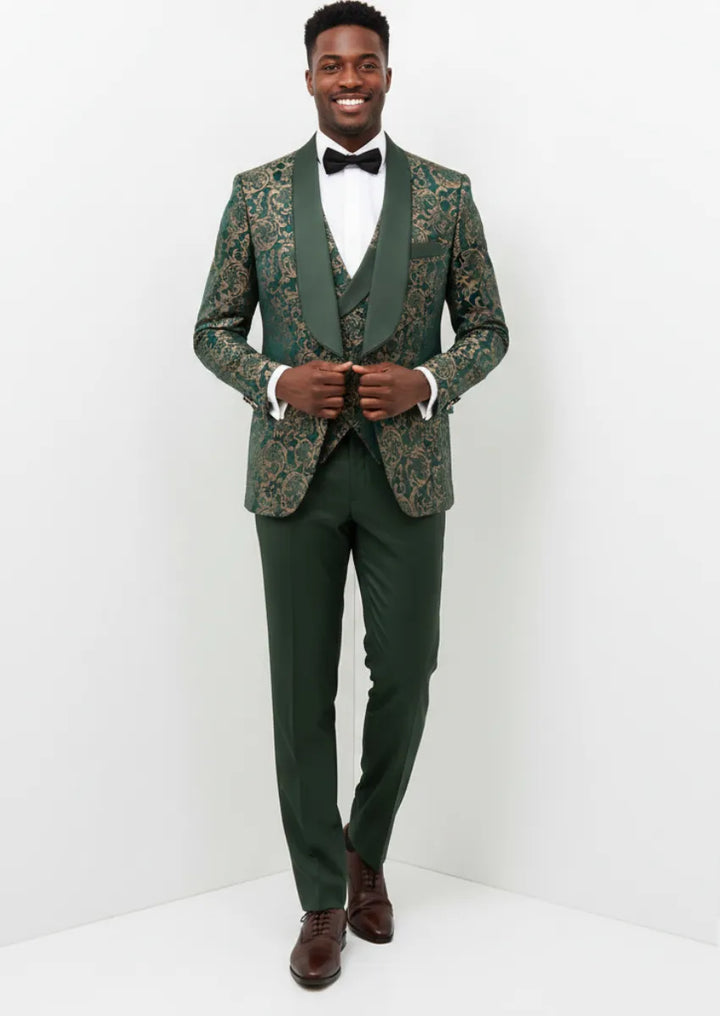 Oliver Bradley - Andrew Embroidered Tuxedo 4