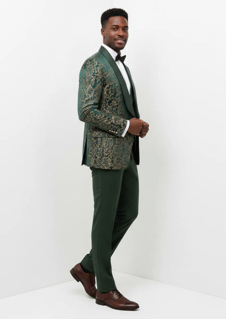 Oliver Bradley - Andrew Embroidered Tuxedo 5