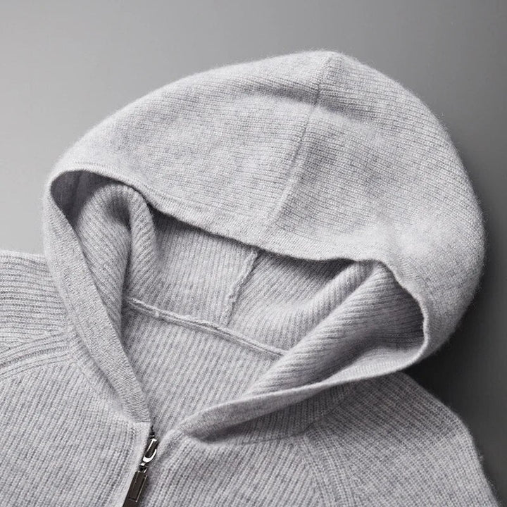 Oliver Bradley - Blake Knit Hoodie 3
