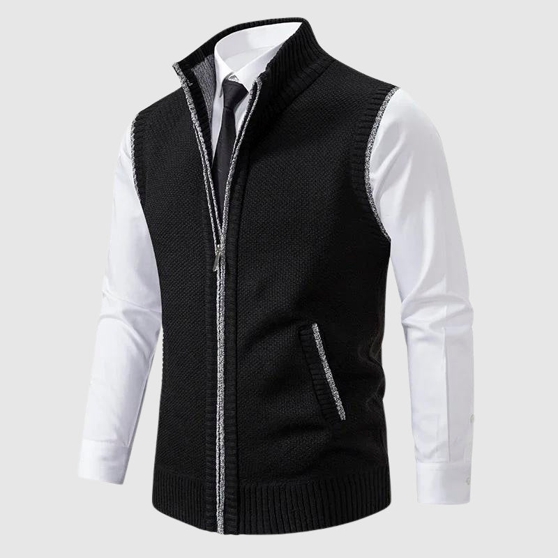 Oliver Bradley - Blake Zip-Front Vest