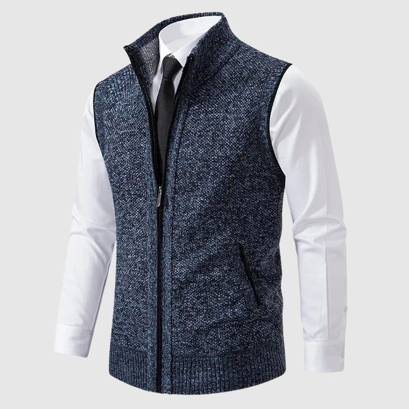 Oliver Bradley - Blake Zip-Front Vest 2