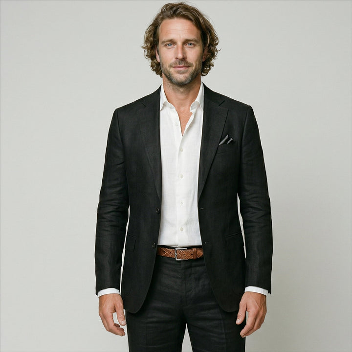 Oliver Bradley - Brett Notch-Lapel Blazer
