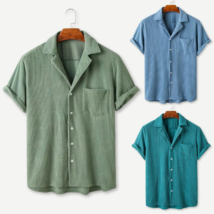 Oliver Bradley - Brooks Waffle-Knit Shirt 5