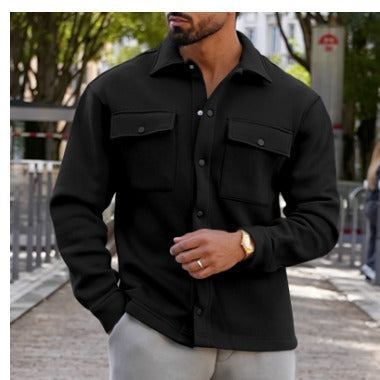 Oliver Bradley - Carter Button-Front Overshirt 1