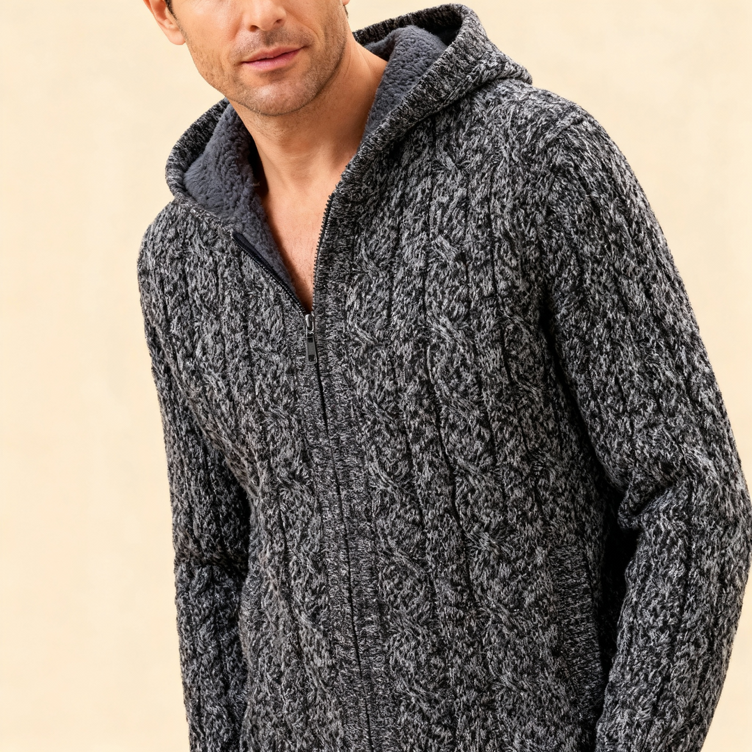 Oliver Bradley - Daniel Zip-Front Sweater 6