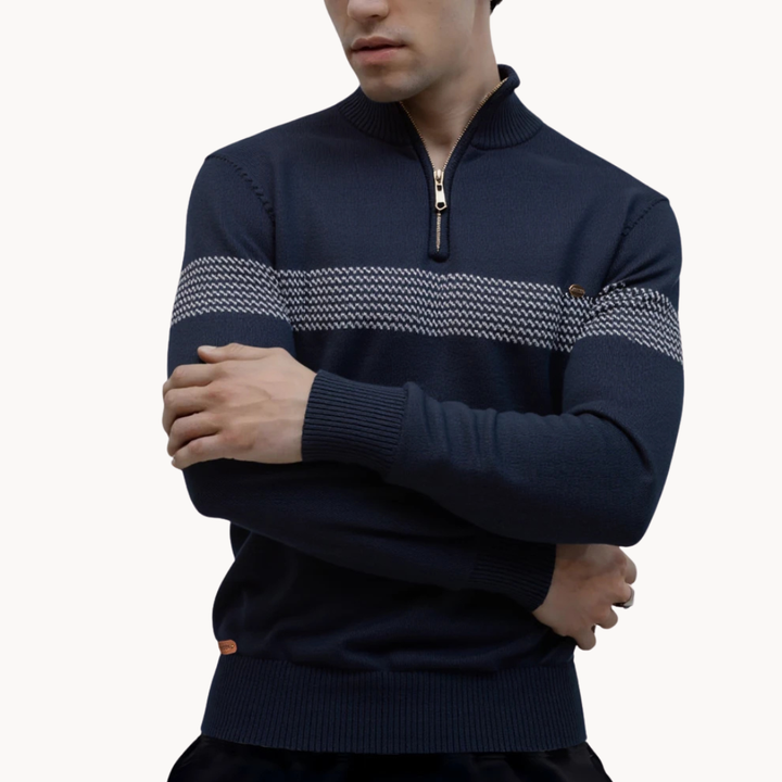 Oliver Bradley - Dexter Striped Sweater 8