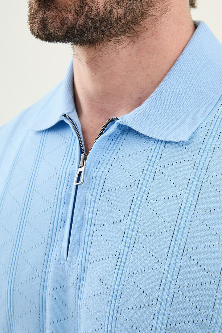 Oliver Bradley - Dominic Quarter-Zip Polo 2
