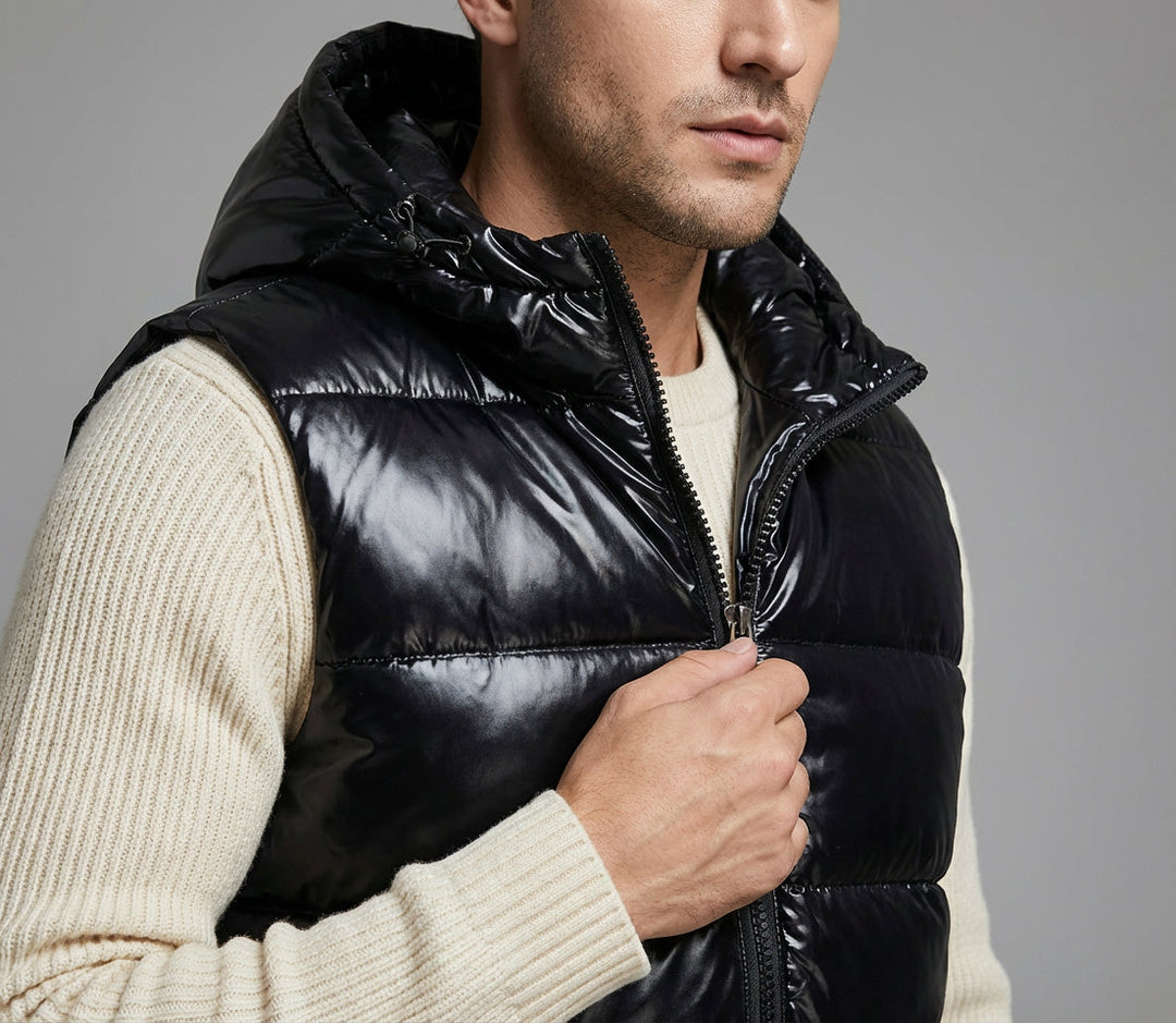 Oliver Bradley - Edgar Hooded Vest 2