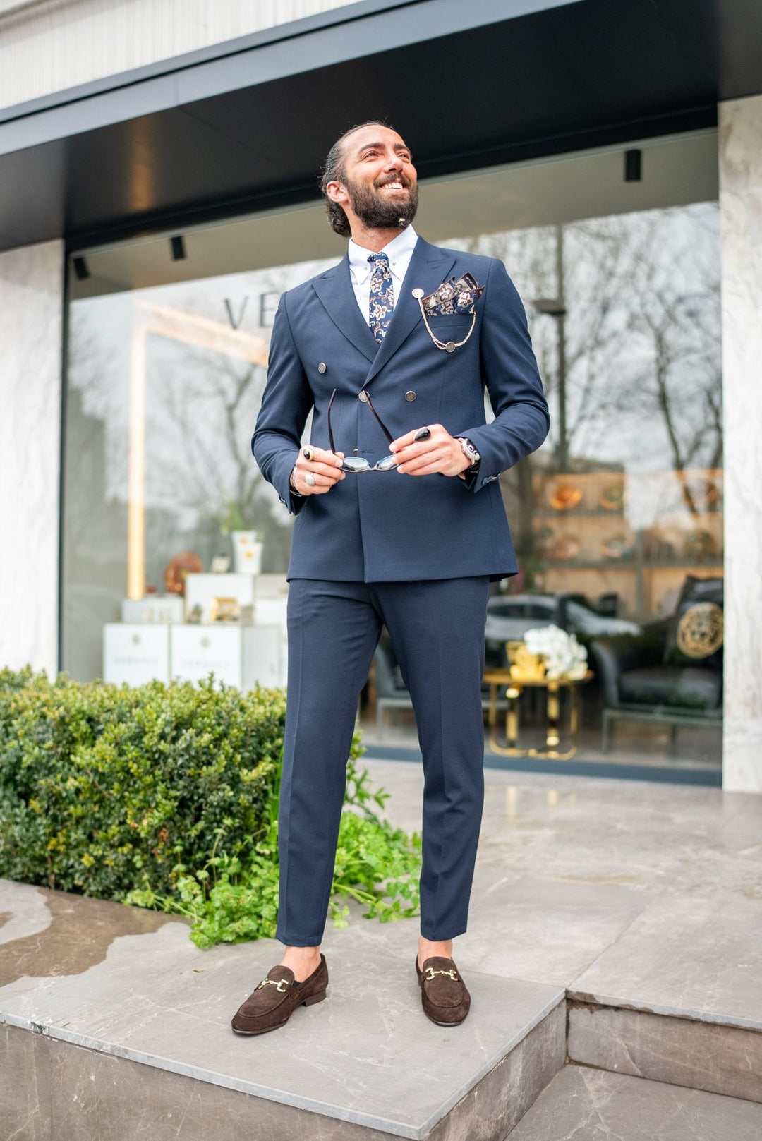 Oliver Bradley - Emmett Double-Breasted Suit 1
