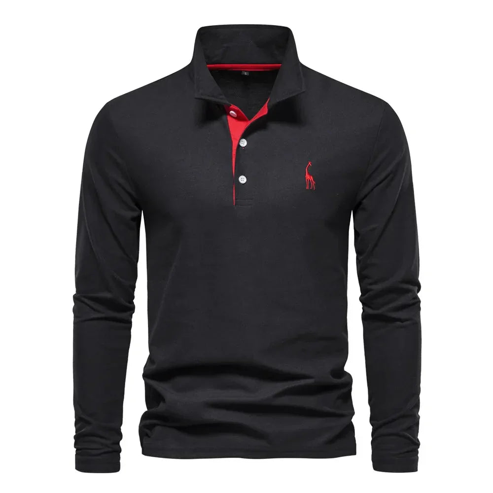 Oliver Bradley - Fletcher Long-Sleeve Polo