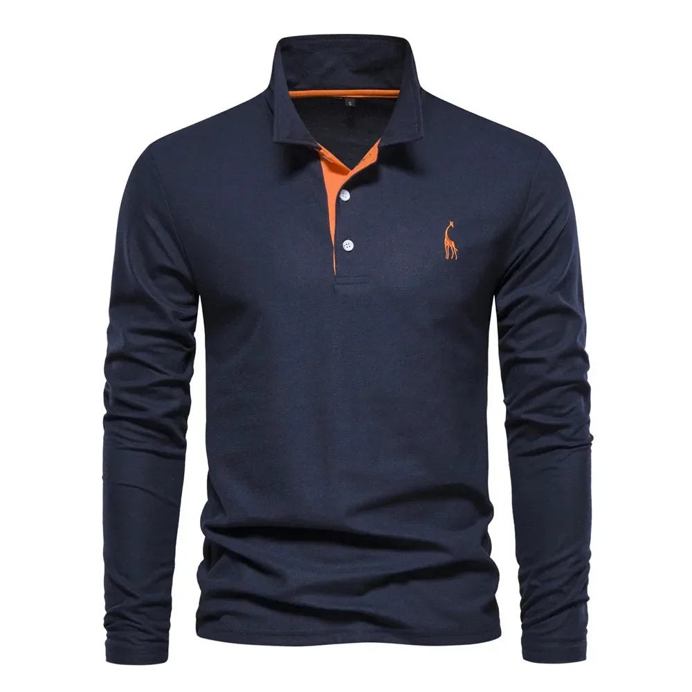 Oliver Bradley - Fletcher Long-Sleeve Polo 5