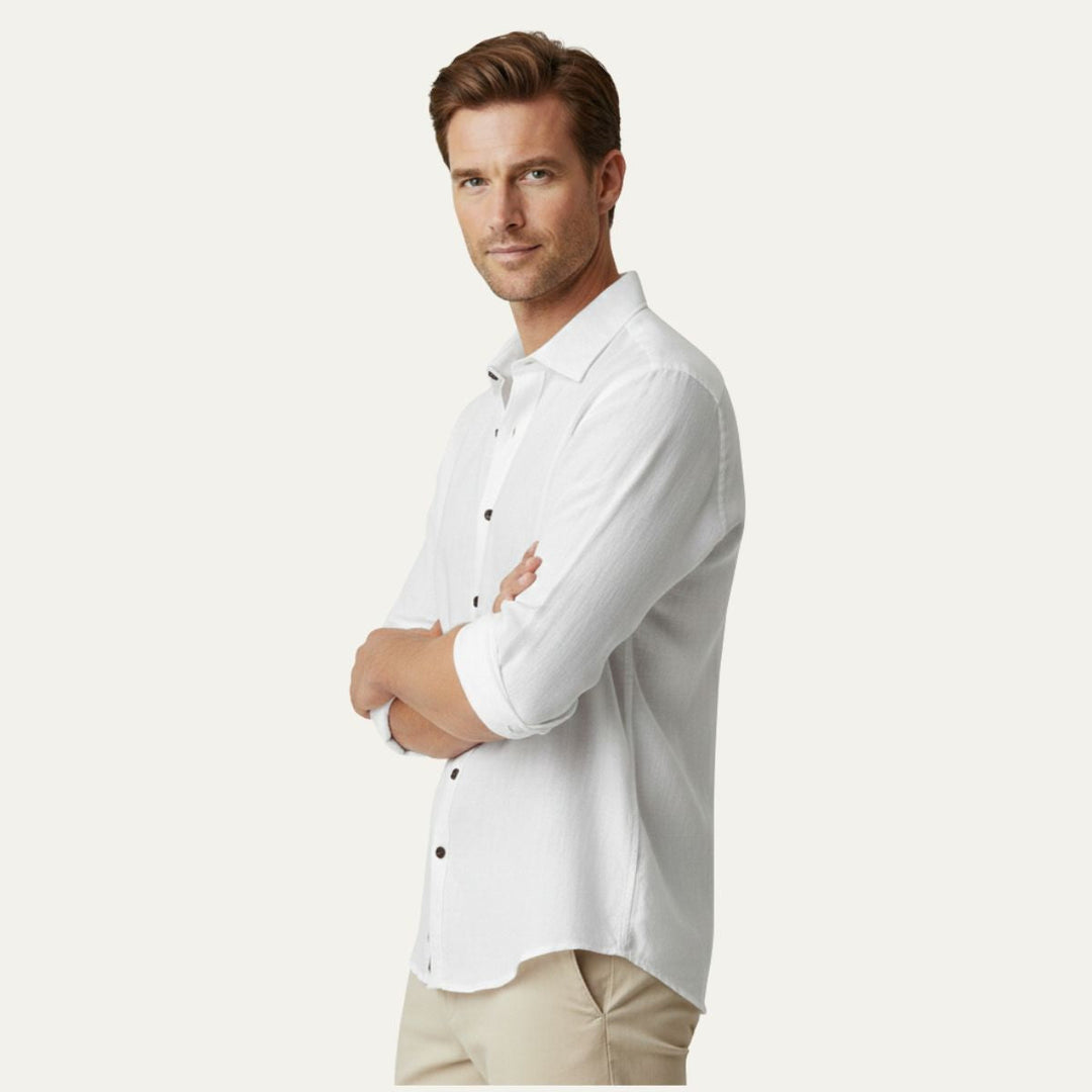 Oliver Bradley - Gerald Long-Sleeve Shirt 7