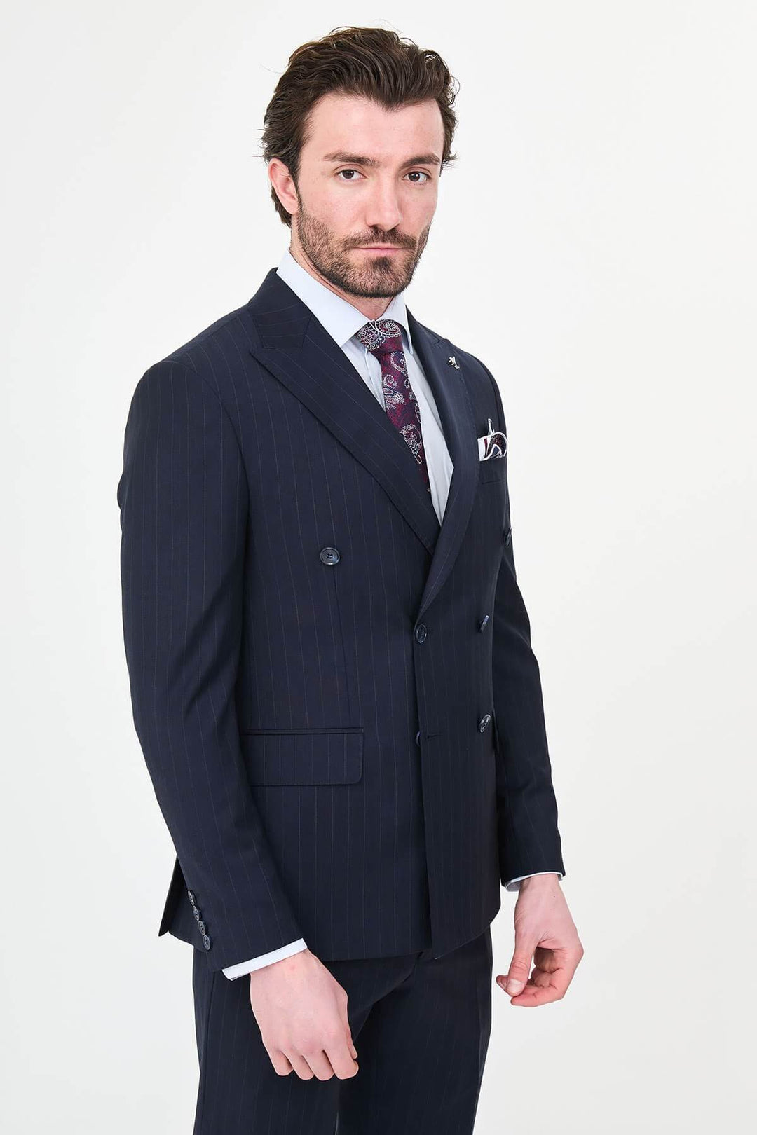 Oliver Bradley - Gordon Pinstripe Suit 3