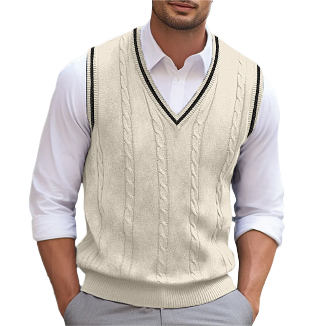 Oliver Bradley - Grady V-Neck Vest