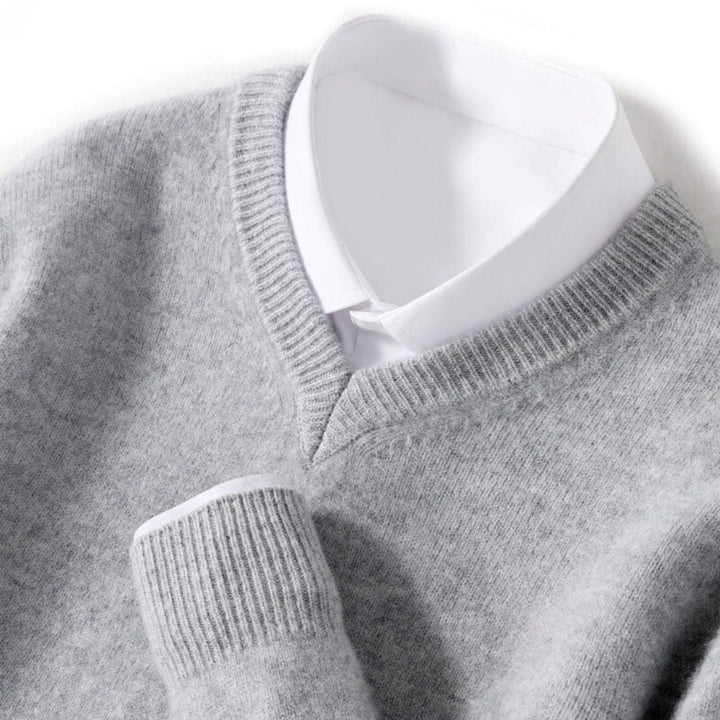 Oliver Bradley - Graham V-Neck Sweater 10
