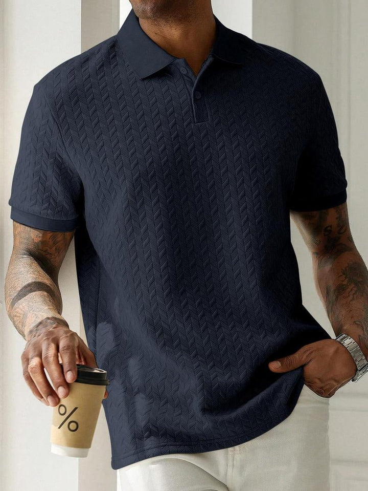 Oliver Bradley - Harold Textured Polo 3