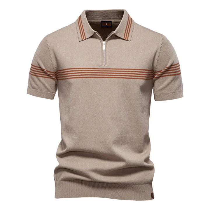 Oliver Bradley - Harrison Quarter-Zip Polo
