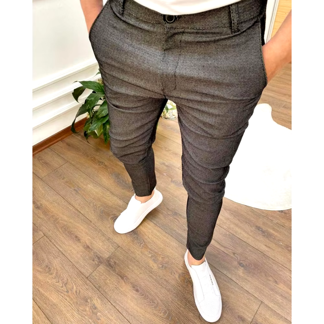 Oliver Bradley - Harvey Elastic-Waist Pants