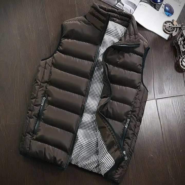 Oliver Bradley - Heath Quilted Vest 1