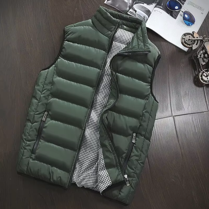 Oliver Bradley - Heath Quilted Vest 2