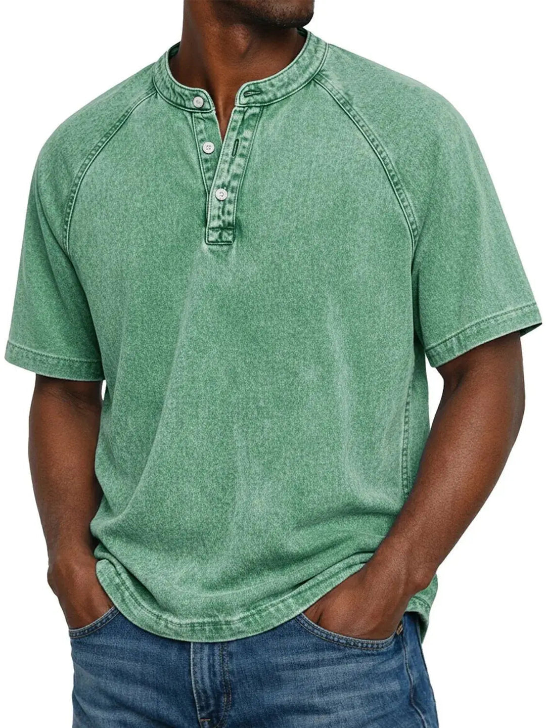 Oliver Bradley - Jackson Henley T-Shirt 5
