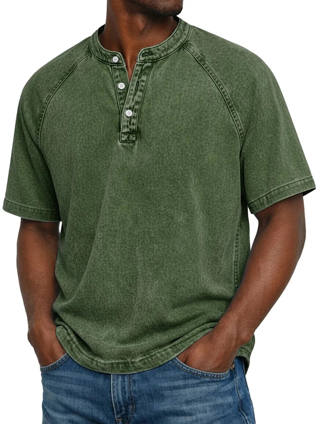 Oliver Bradley - Jackson Henley T-Shirt 6