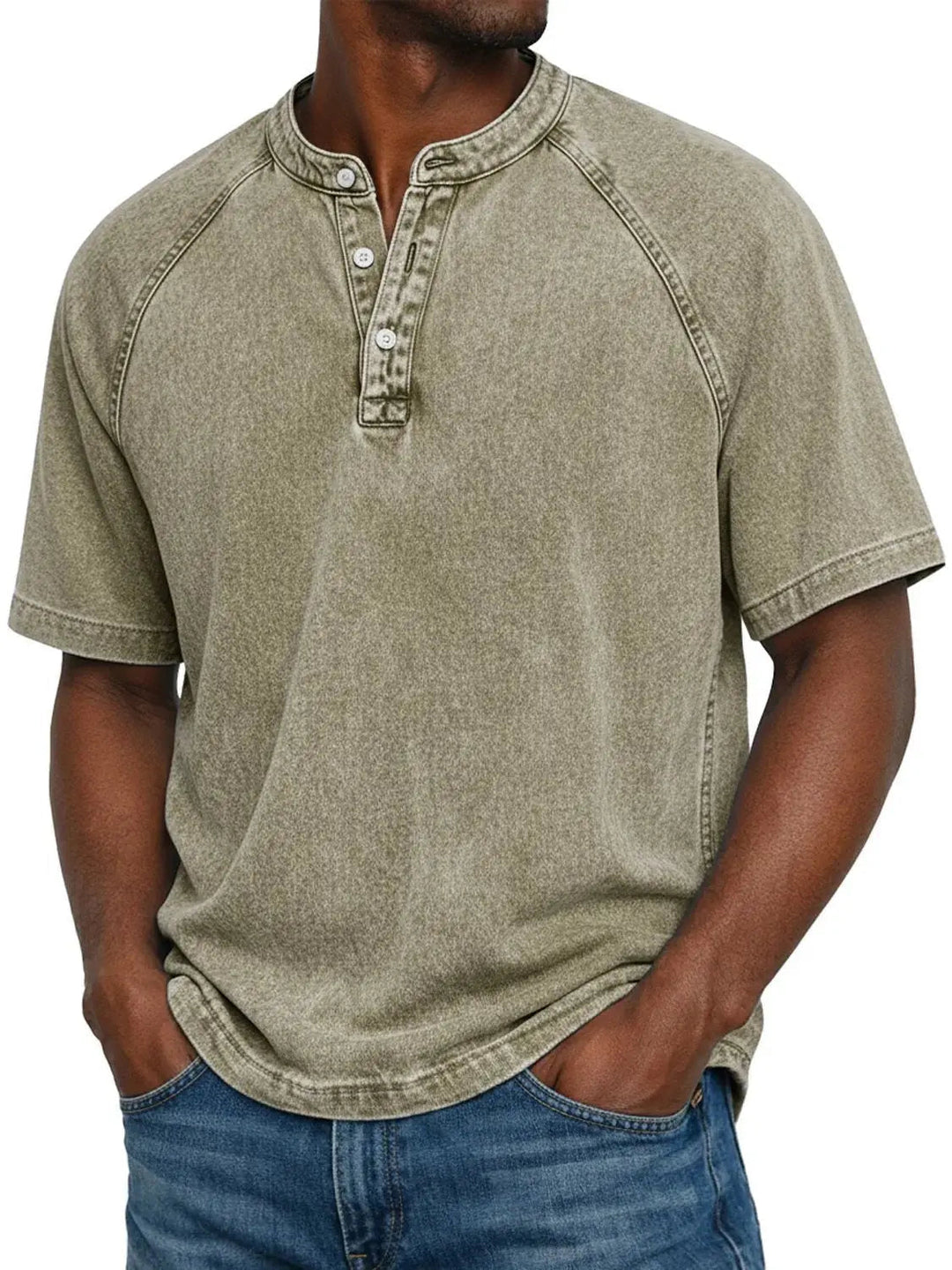 Oliver Bradley - Jackson Henley T-Shirt 8