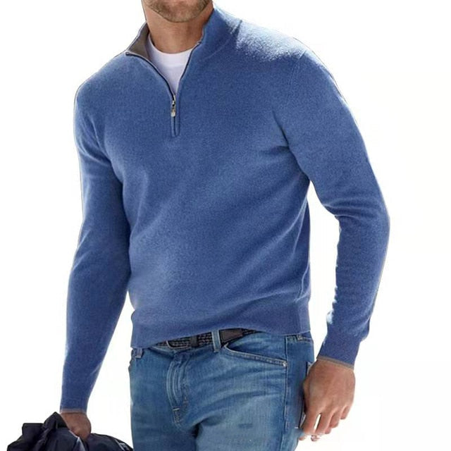 Oliver Bradley - Jerome Quarter-Zip Sweater 10