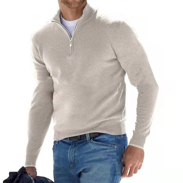 Oliver Bradley - Jerome Quarter-Zip Sweater 8