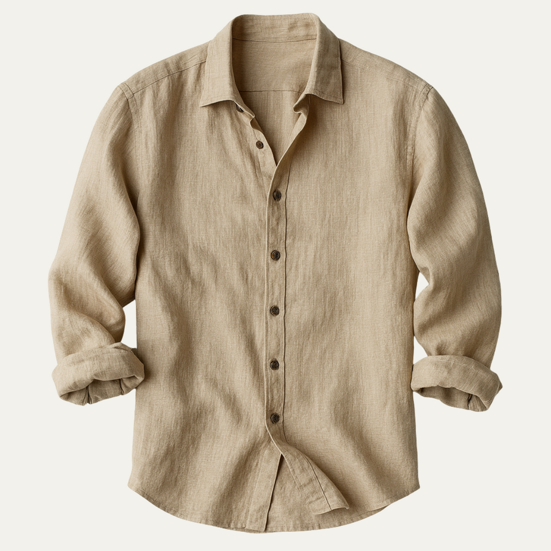 Oliver Bradley - Joshua Band-Collar Shirt 1