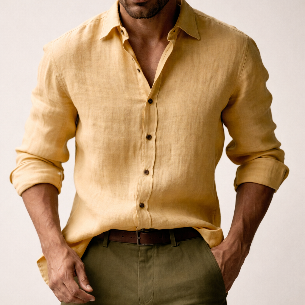 Oliver Bradley - Joshua Band-Collar Shirt 13