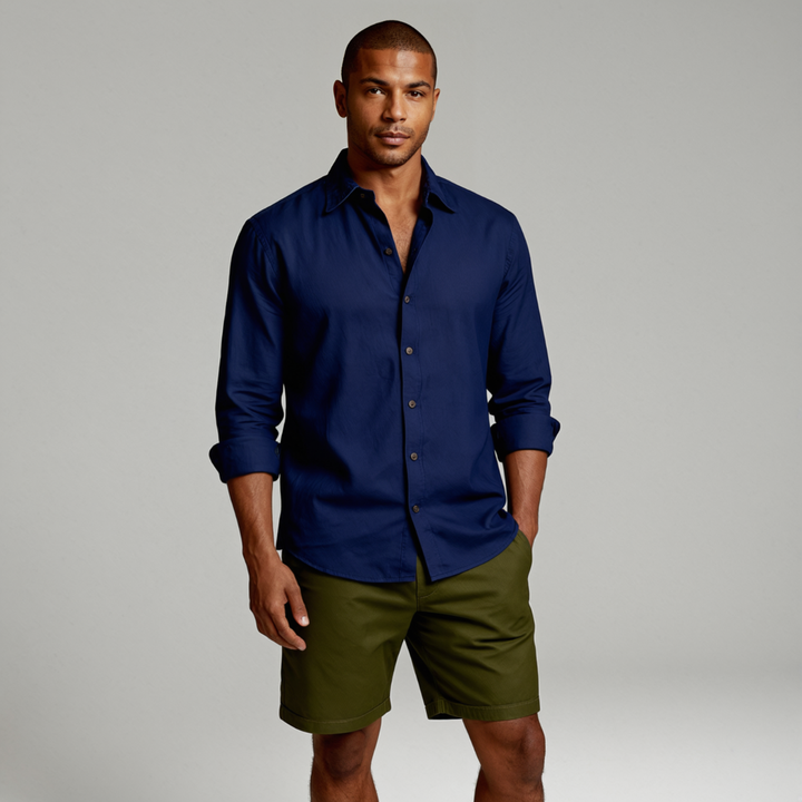Oliver Bradley - Joshua Band-Collar Shirt 4