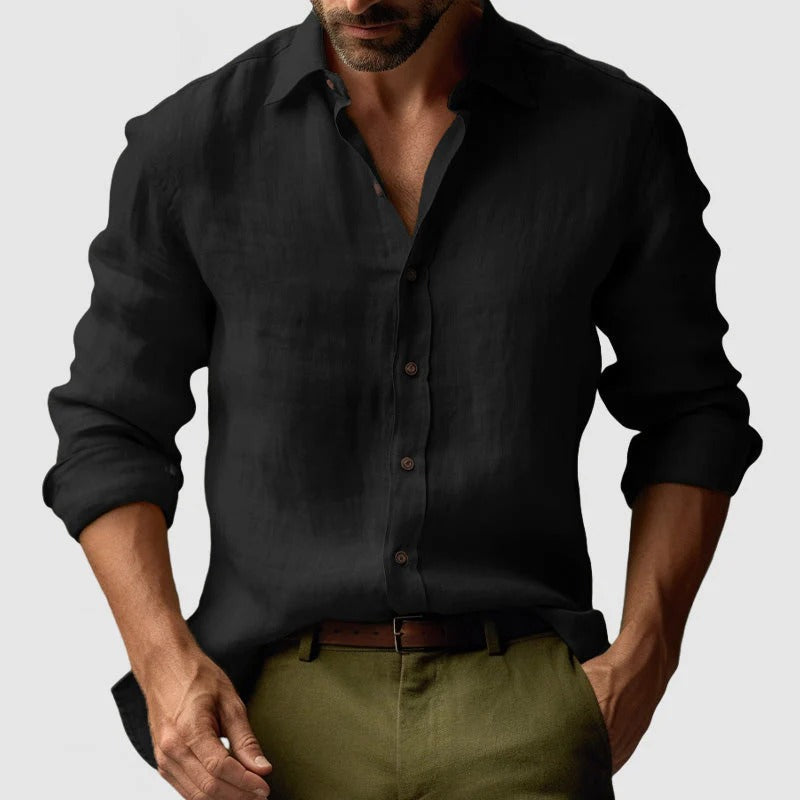 Oliver Bradley - Joshua Band-Collar Shirt 6
