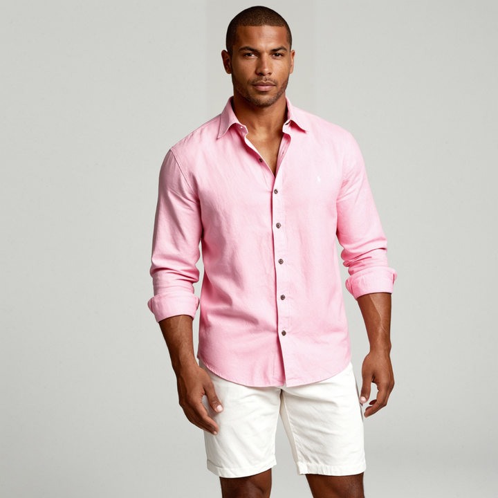 Oliver Bradley - Joshua Band-Collar Shirt 9