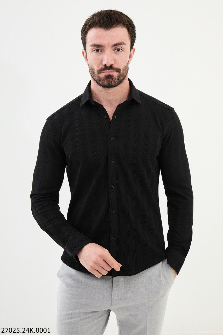 Oliver Bradley - Kevin Striped Shirt