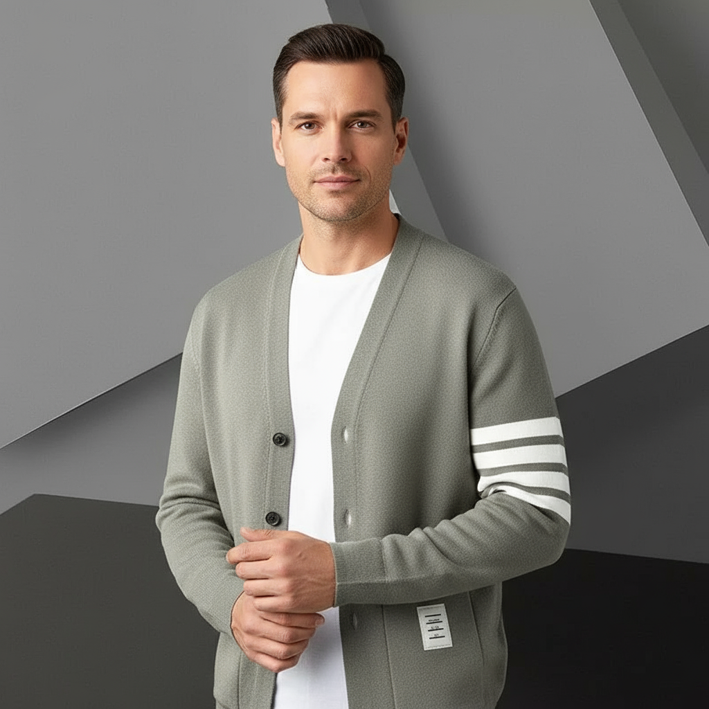 Oliver Bradley - Knox Button-Front Cardigan 1