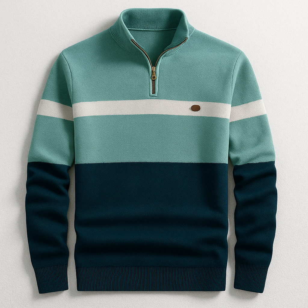 Oliver Bradley - Landon Quarter-Zip Sweater 2