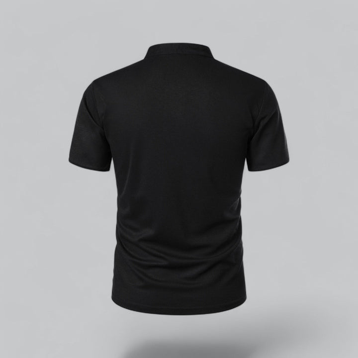 Oliver Bradley - Lane Mandarin-Collar Polo 10