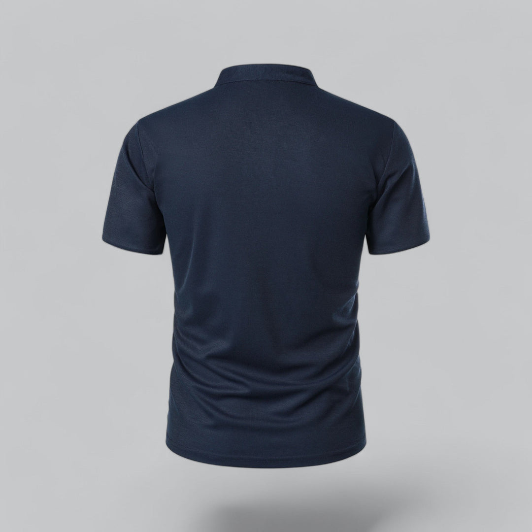 Oliver Bradley - Lane Mandarin-Collar Polo 13