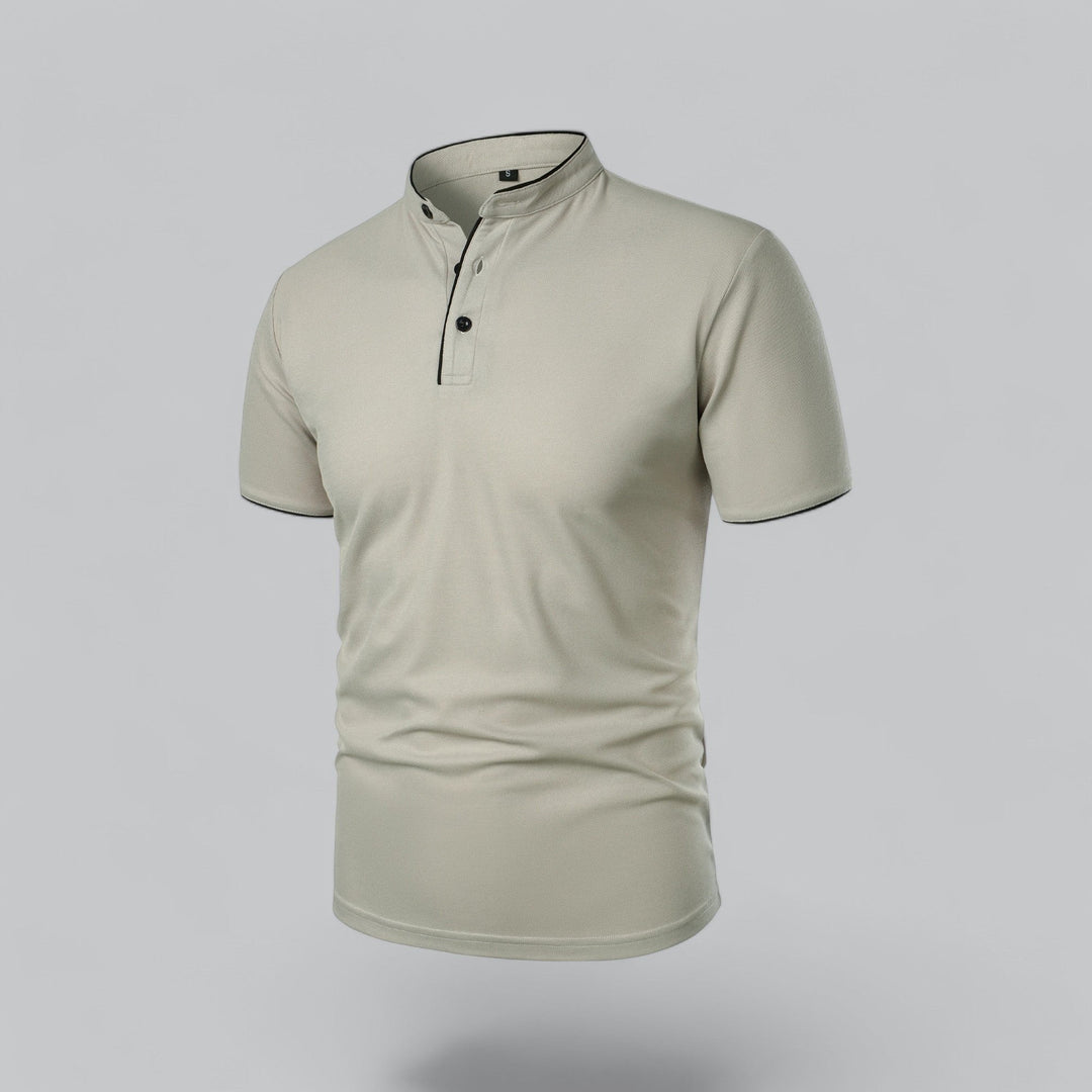 Oliver Bradley - Lane Mandarin-Collar Polo 5