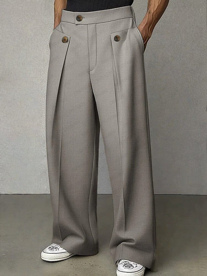 Oliver Bradley - Louis Wide-Leg Pants 4