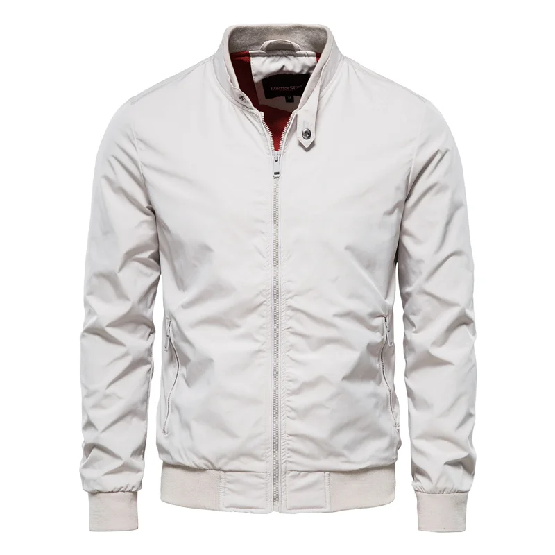 Aaron Zip-Front Bomber Jacket · Oliver Bradley