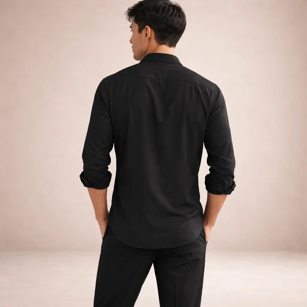 Akiva Men’s Stylish Two-Piece Set – Casual Shirt and Matching Pants Outfit · Oliver Bradley