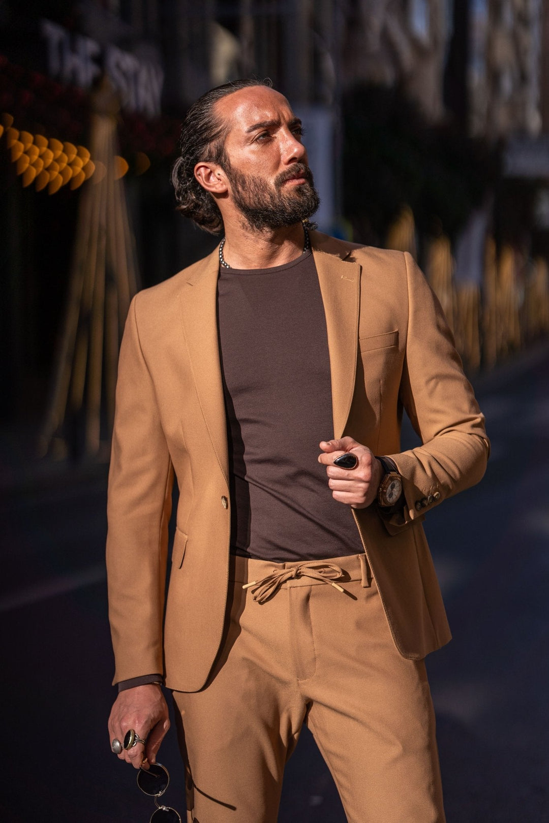 Alexandria Camel Casual Sport Suit · Oliver Bradley