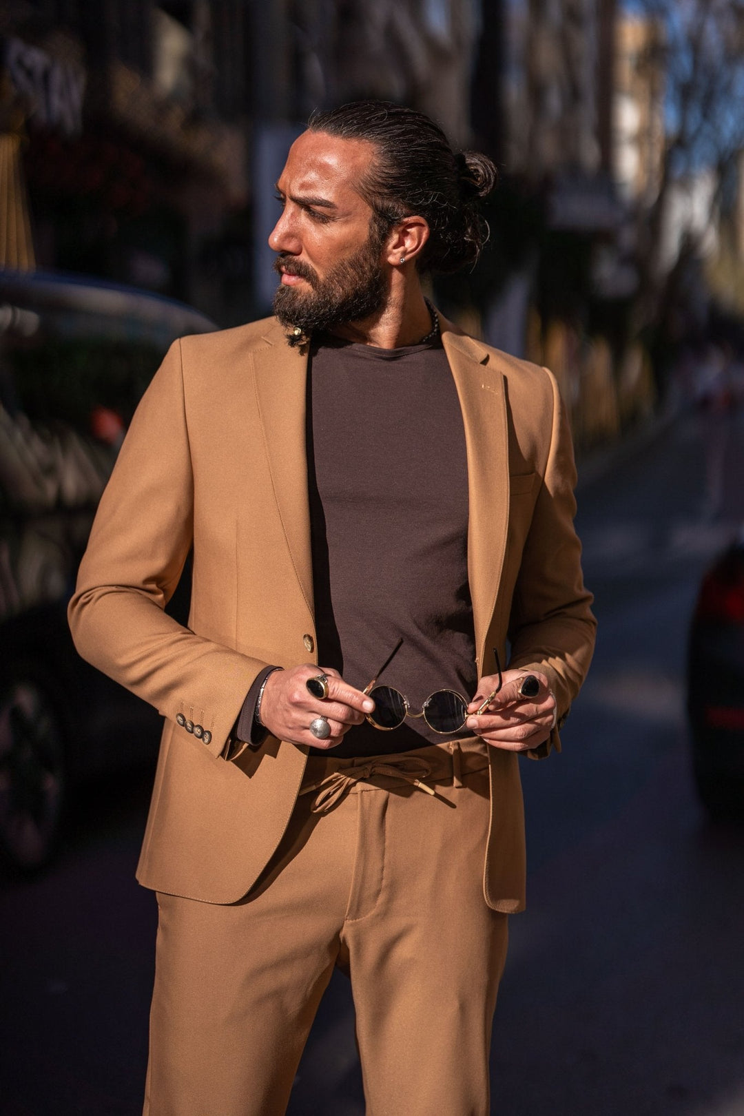 Alexandria Camel Casual Sport Suit · Oliver Bradley