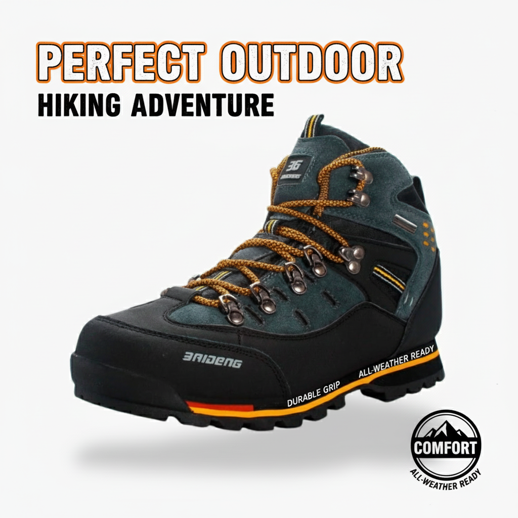 Altivaro Waterproof Men’s Hiking Boots Shoes with Non-Slip Sole · Oliver Bradley