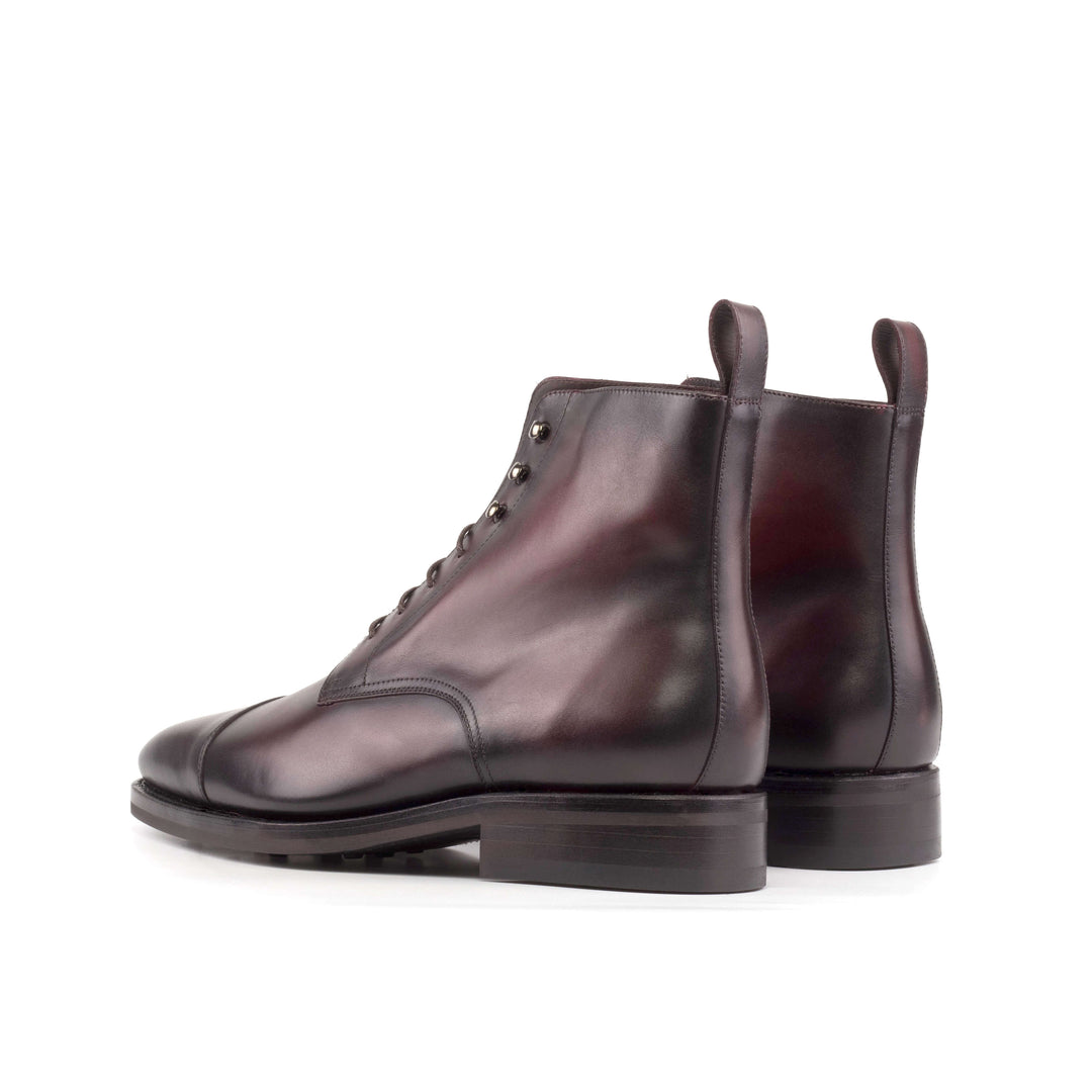 Ambrogio Burgundy Jumper Boots. · Oliver Bradley