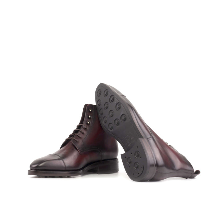 Ambrogio Burgundy Jumper Boots. · Oliver Bradley